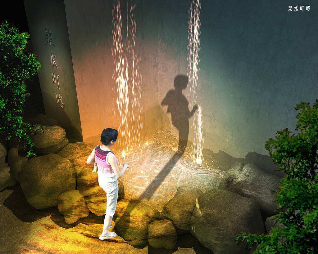 互動多媒體,墻面互動投影